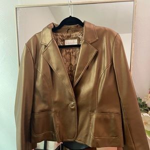 Bronze Metallic Blazer